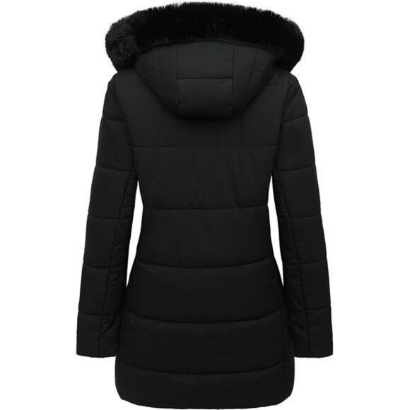 Women's Winter Puffer Coat Jacket Waterproof Black - Picture 2 of 6